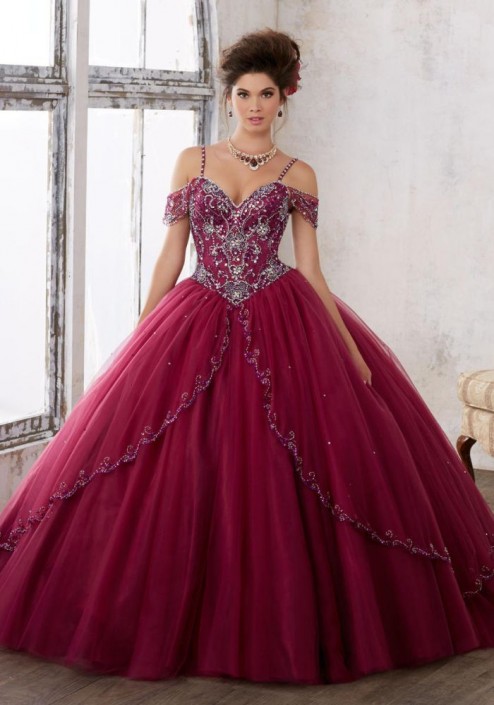 black cherry color dress