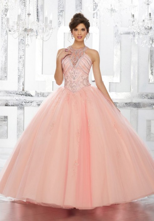 crystal quinceanera dresses