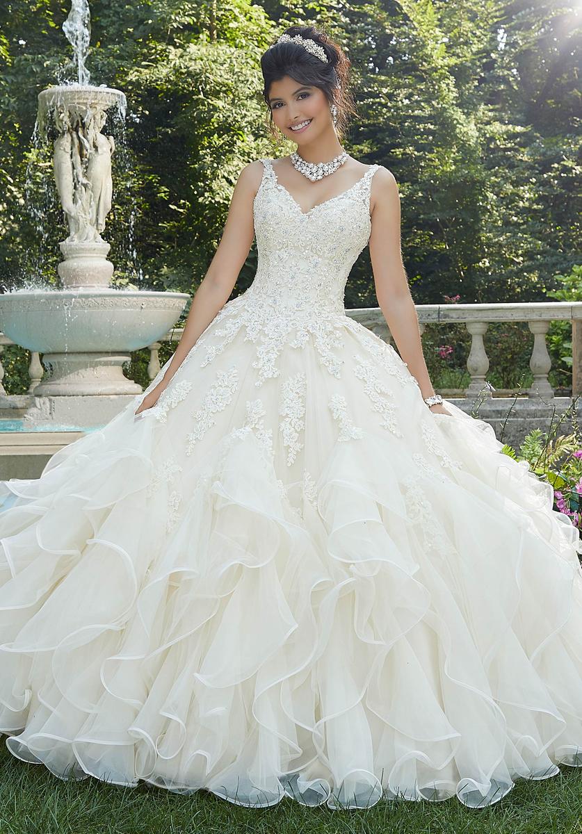 French Novelty: Vizcaya 89262 Flouncy Ruffle Quinceanera Dress