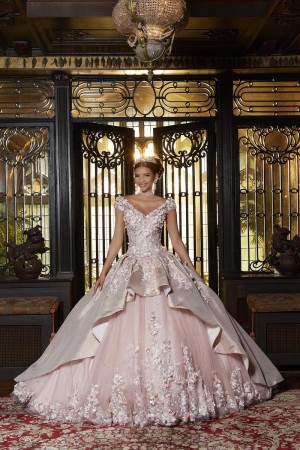 Vizcaya 89331 Dazzling Off Shoulder Quinceanera Dress