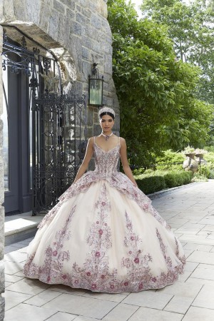 Vizcaya 89338 Gorgeous Tiered Quinceanera Dress