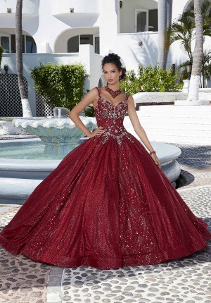 Vizcaya 89363 Shimmering Quinceanera Dress