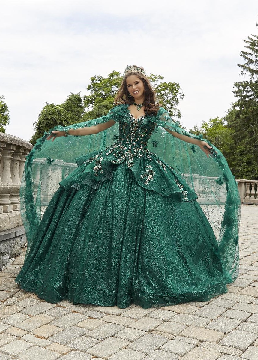 Quinceanera dress deals with cape