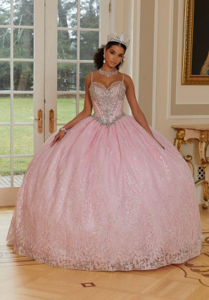 Vizcaya 89474 Striking Corset Quinceanera Dress
