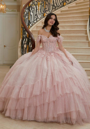 Vizcaya 89483 Lovely Flounced Skirt Quinceanera Dress