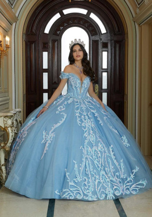 Vizcaya 89484 Princess Regal Design Quinceanera Dress