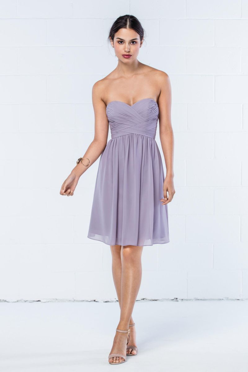 Wtoo 904K Criss Cross Short Bridesmaid Dress: French Novelty