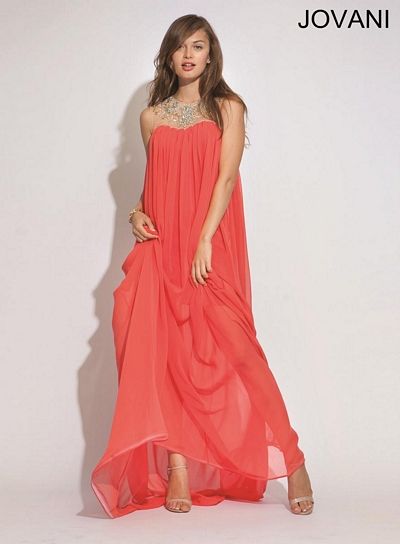 flowing evening gowns