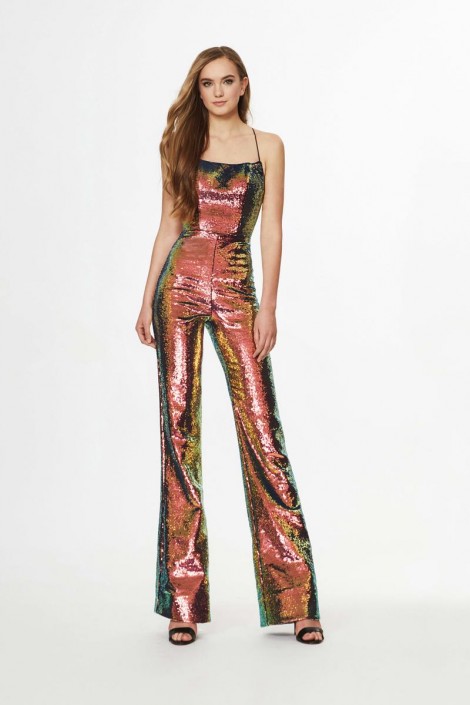 sequin jumpsuit prom