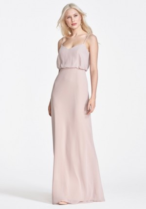 Wtoo Nixon 911 Draped Bodice Bridesmaid Dress