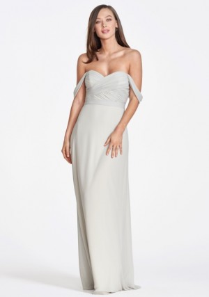 Wtoo Marzia 912 Off Shoulder Ruched Bridesmaid Dress