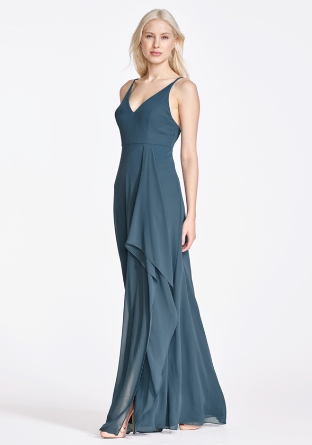 French Novelty Wtoo Miller 913 Floaty Hem Bridesmaid Dress