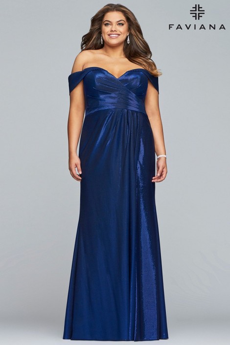 long gown design for plus size