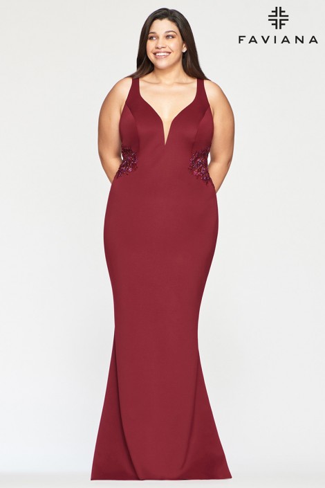 flattering plus size prom dresses