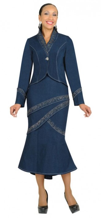 devine denim suits