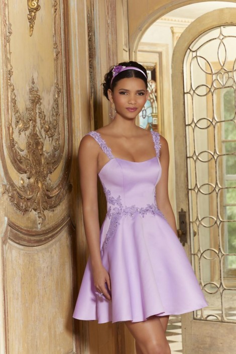 Satin best sale party dress