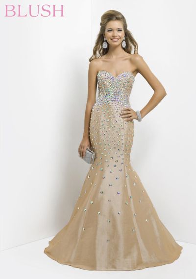 bustier evening dress