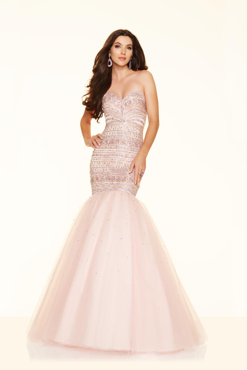 French Novelty: Mori Lee Paparazzi 98100 Pastel Beaded Tulle