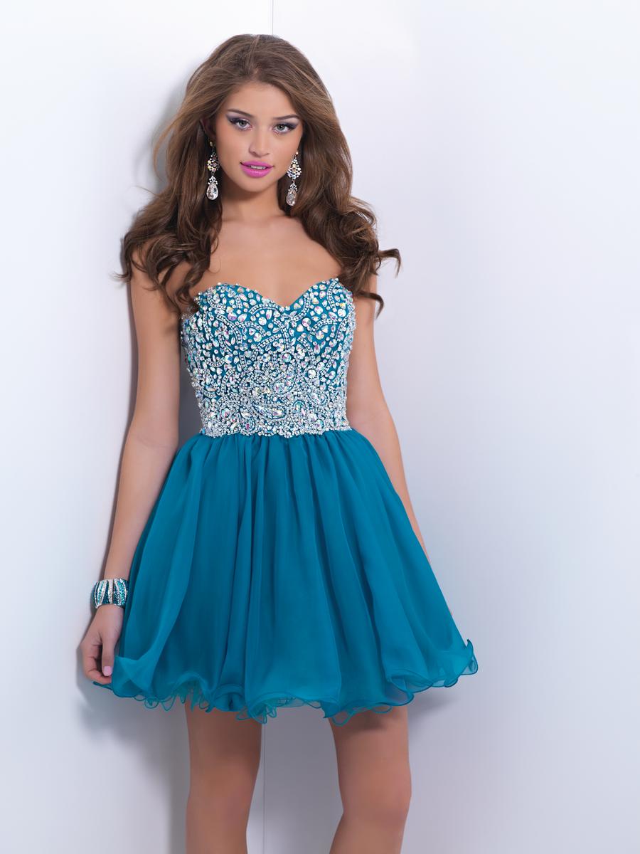 French Novelty Blush 9862 Paisley Cocktail Dress