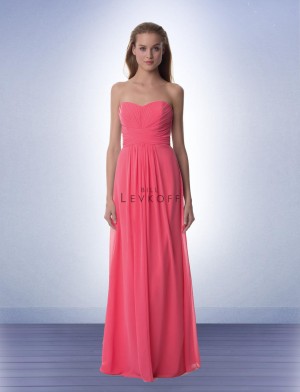 Bill Levkoff 988 Sunburst Bodice Bridesmaid Gown