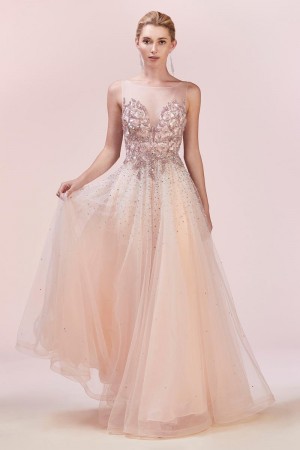 Andrea and Leo A0585 Confetti Beaded Gown