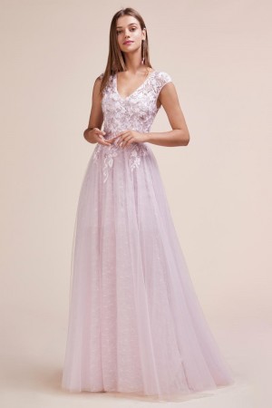 Andrea and Leo A0687 Song of Violets Gown