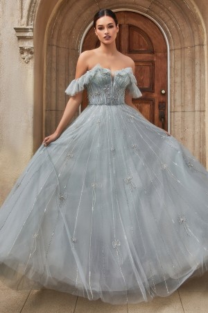 Andrea and Leo A1092 Charlotte Ribbon Evening Gown