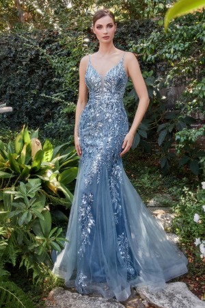 Andrea and Leo A1118 Gilded Floret Sequin Lace Gown