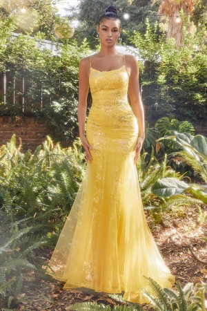 Andrea and Leo A1131 Iridescent Lace Mermaid Gown