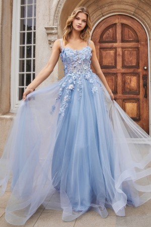 Andrea and Leo A1142 Opal Garden 3D Floral Gown