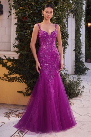 Andrea and Leo A1231 Lace Mermaid Prom Dress