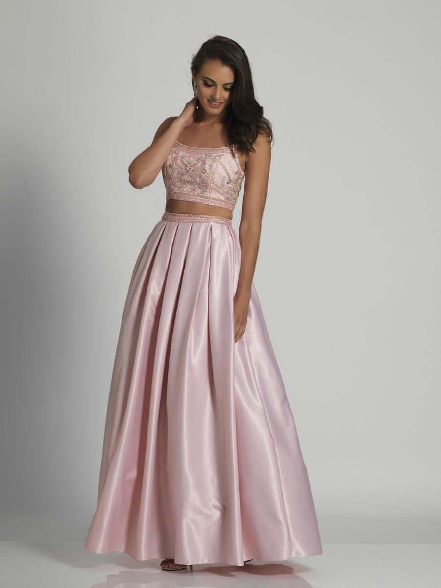 French Novelty: Dave and Johnny A5844 Two Piece Prom Dress