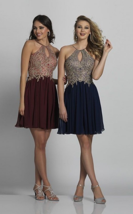 sheer short dress