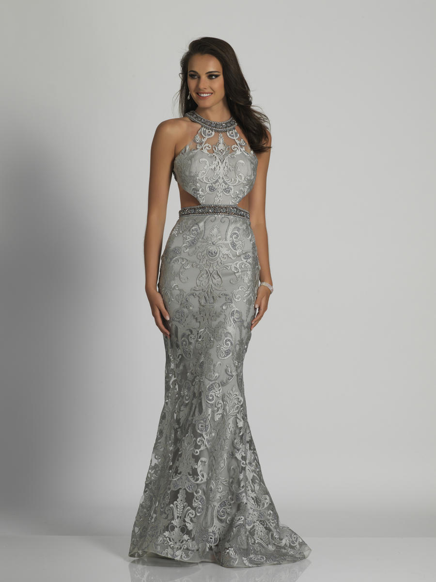 dave and johnny a6444 sheer silver gown french novelty our designs coupon