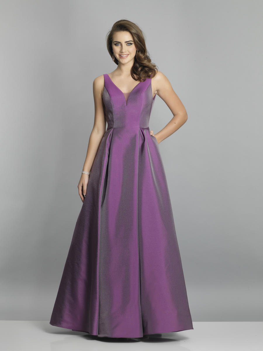 French Novelty: Dave and Johnny A7325 A-Line Gown with Pockets