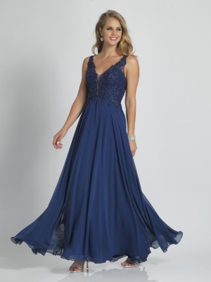 Dave and Johnny A9159 Scoop Back Prom Dress