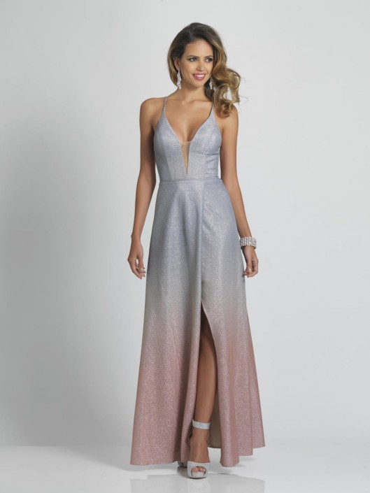 glitter ombre dress