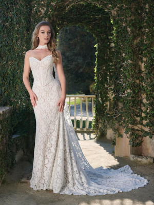 Adrianna Papell Platinum 31337B Separate Floral Lace Bodice