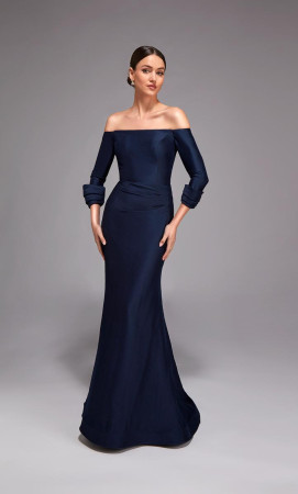 Alyce Paris 27782 Long Guest Of Wedding Dress With Straight Neckline