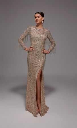Alyce Paris 27803 Long Mother Of The Bride Gown With Allover Beaded