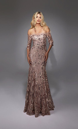 Alyce Paris 27816 Long Formal Gown With Illusion Sweetheart Neckline