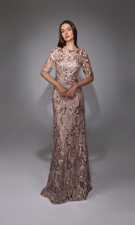 Alyce Paris 27819 Long Elegant Evening Dress With Allover Design