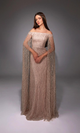Alyce Paris 27821 Long Formal Evening Dress With Straight Neckline