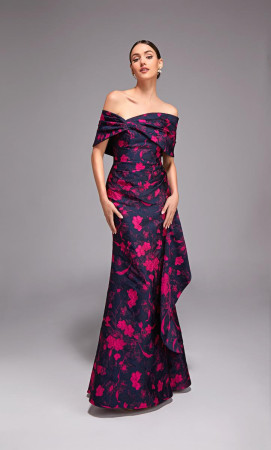 Alyce Paris 27832 Long Guest Of Wedding Gown With Asymmetric Neckline