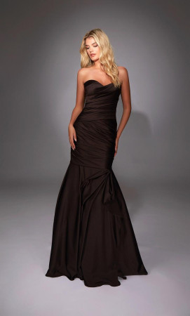 Alyce Paris 27836 Long Party Gown With Ruched Drop Waist Mermaid