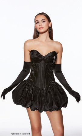 Alyce Paris 30083 Short Reception Party Dress Featuring Dropped Waist
