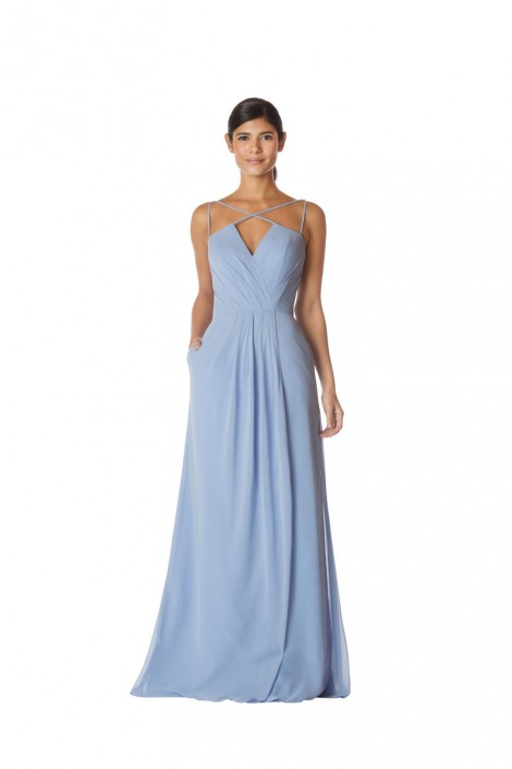 strappy bridesmaid dresses