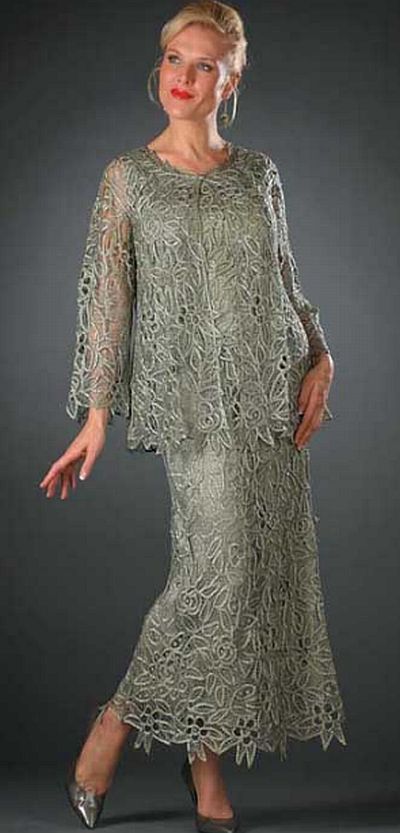 soulmates two piece baroque lace jacket dress