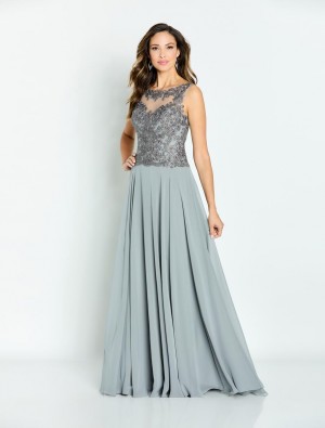 Cameron Blake CB138 Embroidered MOB Gown with Shawl