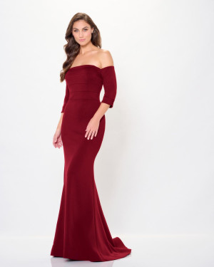Cameron Blake CB3233 Stunning Mermaid Gown with Sleeves